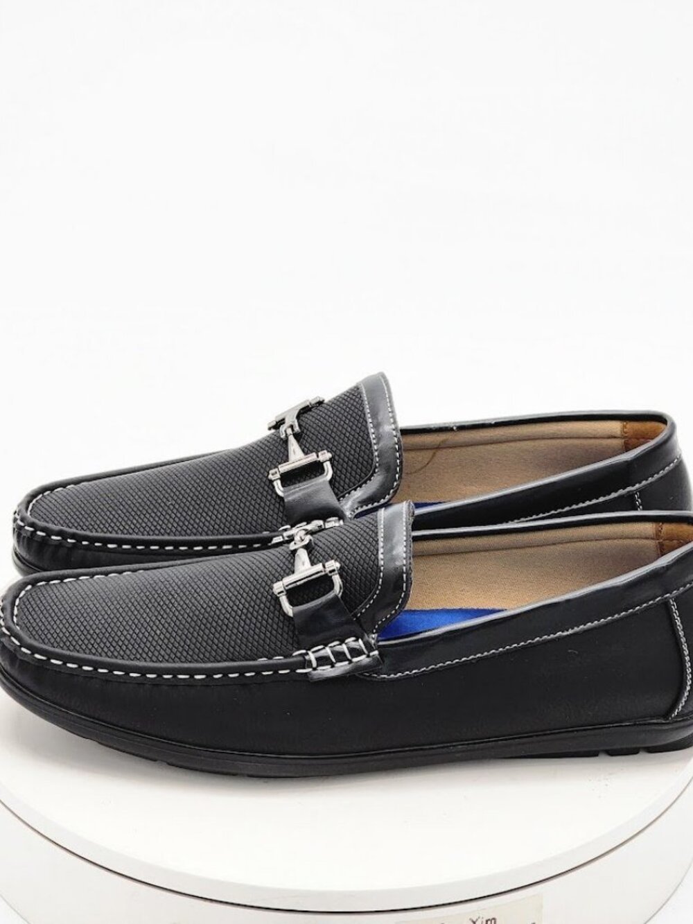Akademiks Ogden-01 Black Driving Loafers Men’s Size 10.5 Slip On Shoes - Picture 7 of 13